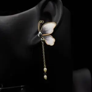 Half Butterfly Ear Stud
