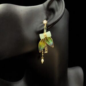 Bamboo Leave Ear Stud