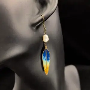 Simple Bamboo Leave Earrings